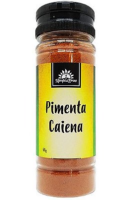 Kampo de Ervas Pimenta Caiena em Pó Condimento Puro 60g