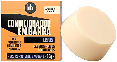 Lola Condicionador em Barra Lisos com Linhaça e Rícino 65g