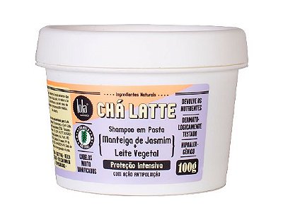 Lola Chá Latte Shampoo em Pasta com Jasmim e Leite Vegetal de Coco 100g