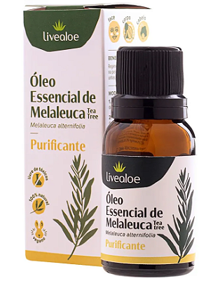 Livealoe Óleo Essencial de Melaleuca / Tea Tree 15ml