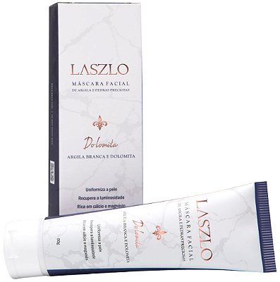 Laszlo Máscara Facial Clareadora com Dolomita e Argila Branca 60g