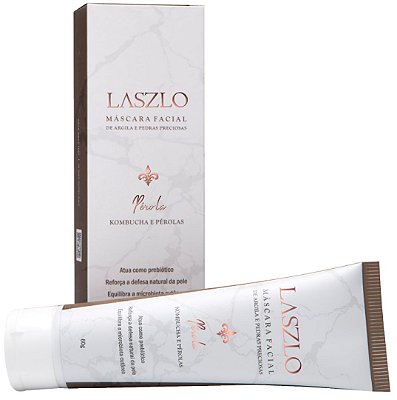 Laszlo Máscara Facial Prebiótica com Pérola e Kombucha 60g