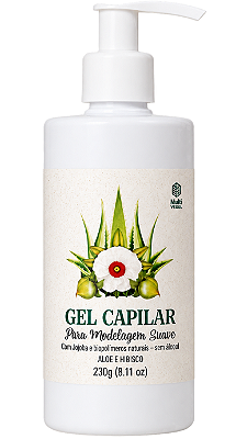 Multi Vegetal Gel Modelador Capilar com Aloe, Hibisco e Jojoba 230g
