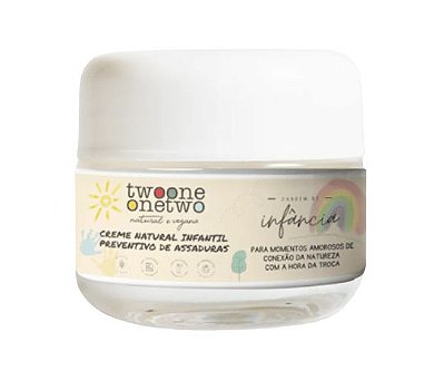 Twoone Onetwo Creme Natural Infantil Preventivo de Assaduras 60g