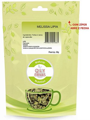 QLY Ervas Melissa Lipia Fracionada 30g