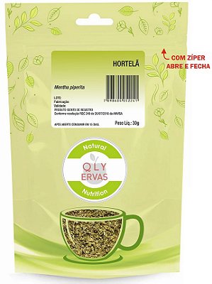 QLY Ervas Chá de Hortelã Fracionado 30g