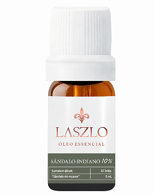 Laszlo Óleo Essencial de Sândalo Indiano GT Índia Diluído 10% 5ml
