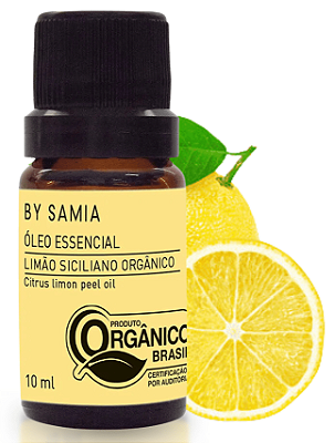 By Samia Óleo Essencial de Limão Siciliano Orgânico 10ml