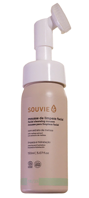 Souvie 18-25 Mousse de Limpeza Facial Orgânico com Melissa 150ml