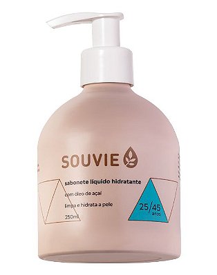 Souvie 25-45 Sabonete Líquido Hidratante Para as Mãos Orgânico com Açaí 250ml