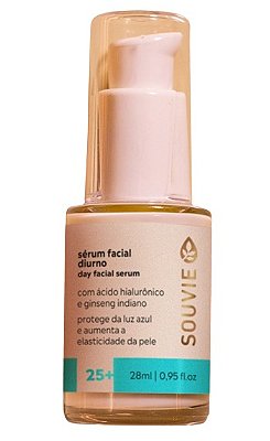 Souvie 25+ Sérum Facial Diurno Orgânico com Ácido Hialurônico 28ml