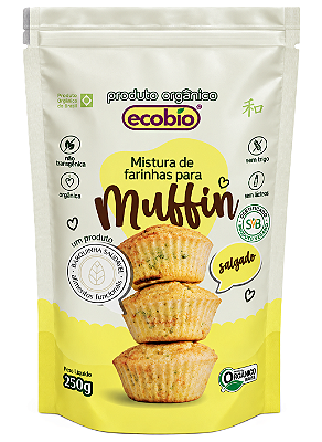 Ecobio Mistura de Farinhas Para Muffin Salgado Orgânica 250g