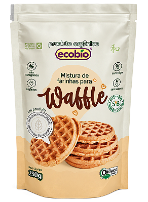Ecobio Mistura de Farinhas Para Waffle Orgânica 250g
