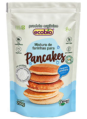 Ecobio Mistura de Farinhas Para Pancakes (Panqueca Americana) Orgânica 250g