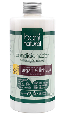 Boni Natural Condicionador Argan e Linhaça 500ml