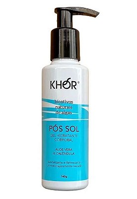 Khor Gel Hidratante Corporal Pós-Sol Calêndula e Aloe Vera 140g