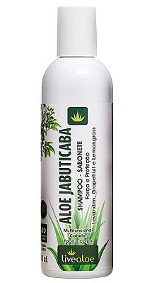 Livealoe Aloe Jabuticaba Shampoo e Sabonete Multifuncional