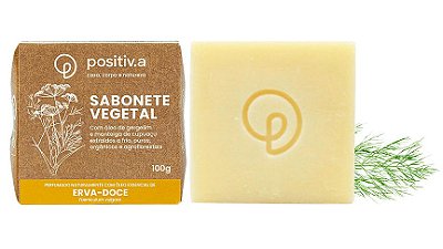 Positiv.a Sabonete Vegetal Erva Doce 100g