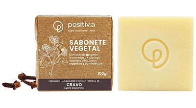 Positiv.a Sabonete Vegetal Cravo 100g