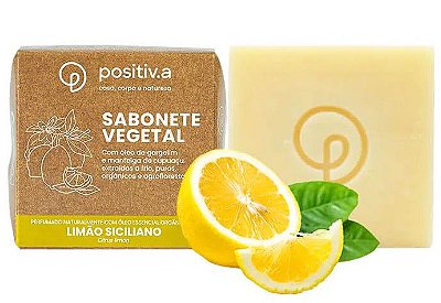 Positiv.a Sabonete Vegetal Limão Siciliano 100g