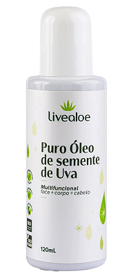 Livealoe Puro Óleo de Semente de Uva 120ml