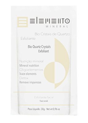 Elemento Mineral Bio Cristais de Quartzo Esfoliantes 30g