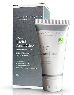 Four Elements Creme Facial Aromático Sinergia Cuidar 50g