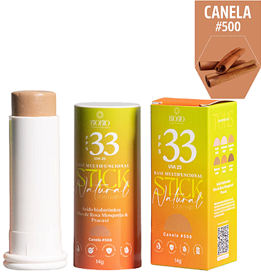 BioBio Stick Natural Suncare FPS 33 #500 Canela 14g