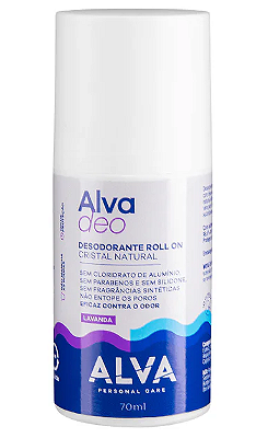 Alva Desodorante Roll-on Cristal Natural Lavanda 70ml