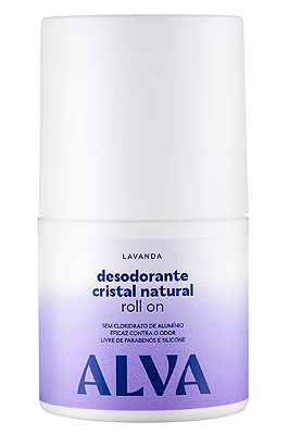 Alva Desodorante Roll-on Cristal Natural Lavanda 50ml