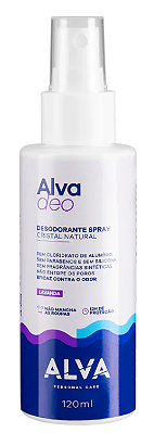 Alva Desodorante Spray Cristal Natural Lavanda 120ml