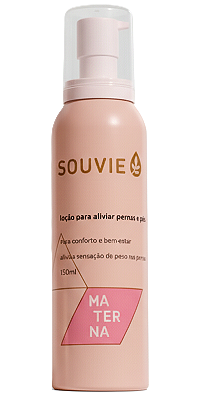 Souvie Materna Loção Orgânica Para Aliviar Pernas e Pés 150ml