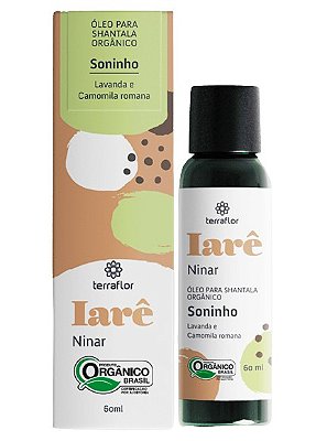 Terra Flor Iarê Ninar Óleo Para Shantala Orgânico Soninho 60ml