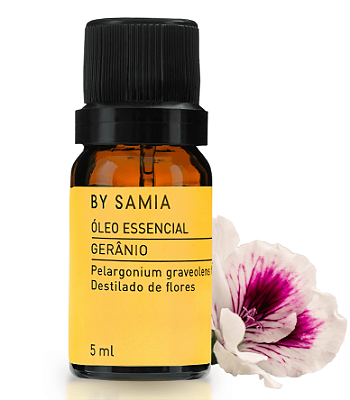 By Samia Óleo Essencial de Gerânio 5ml