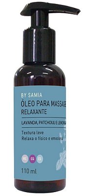 By Samia Relaxante Óleo para Massagem com Lavanda 110ml