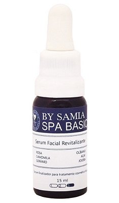 By Samia Spa Basics Serum Facial Revitalizante Rosas e Açaí 15ml