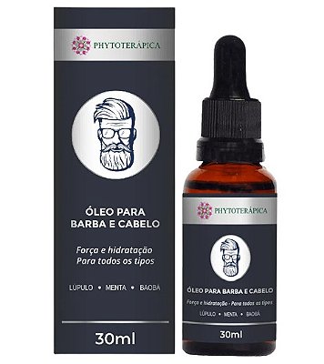 Phytoterápica Óleo Para Barba e Cabelo - Força e Hidratação 30ml