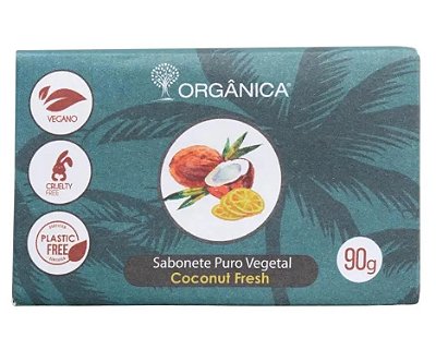 Sabonete em Barra Coconut Fresh Orgânica Body & Spa 90g