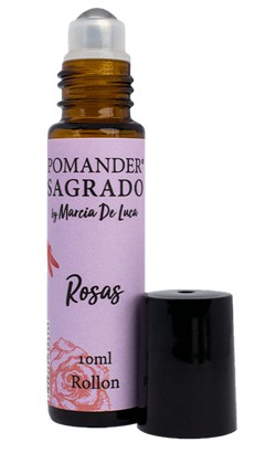Pomander Sagrado Rosas Roll-on com Óleos Essenciais by Marcia De Luca 10ml