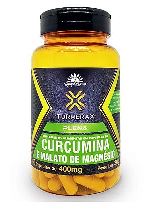 Kampo de Ervas Turmerax Plena com Curcumina e Magnésio (400mg) - 60 Cápsulas Veganas