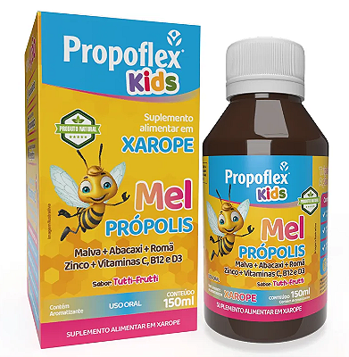 ApisVida Propoflex Kids - Xarope com Mel e Própolis Sabor Tutti-Frutti 150ml