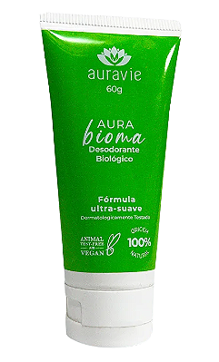 Auravie Aura Bioma Desodorante Biológico em Creme 60g