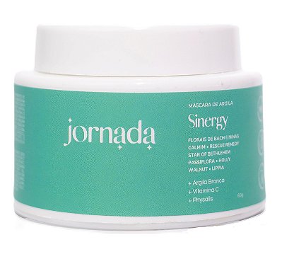 Jornada Máscara Facial de Argila Branca Sinergy 60g