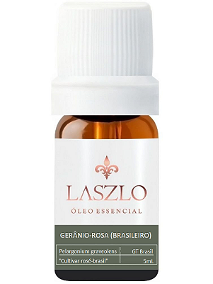 Laszlo Óleo Essencial de Gerânio Rosa (Brasileiro) 5ml