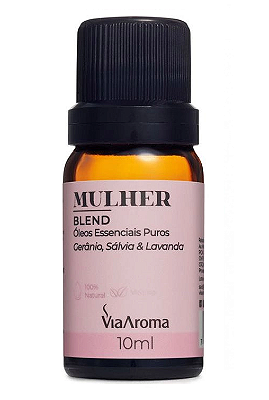 Via Aroma Blend de Óleos Essenciais Mulher 10ml