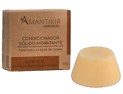 Amantikir Condicionador Sólido Hidratante Aloe Real 55g