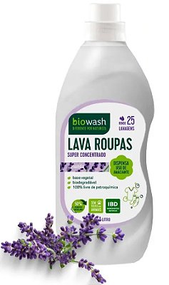 Biowash Lava Roupas Natural Lavanda 1L