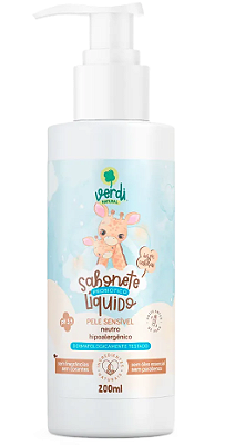 Verdi Natural Sabonete Líquido e Shampoo Probiótico Sem Perfume 200ml