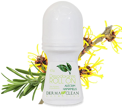 Derma Clean Desodorante Natural Sem Perfume Roll-on 55g