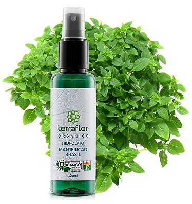 Terra Flor Hidrolato de Manjericão Brasil Orgânico 120ml